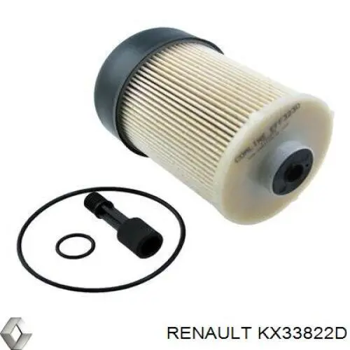 KX33822D Renault (RVI) Filtr paliwa
