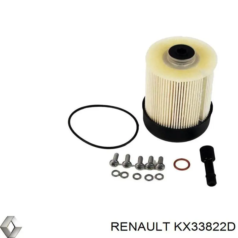 Filtr paliwa Renault (RVI) KX33822D cena, od 16,28 USD