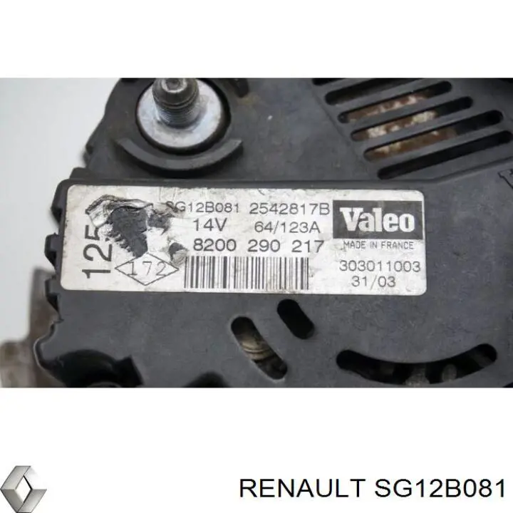 SG12B081 Renault (RVI) Alternator
