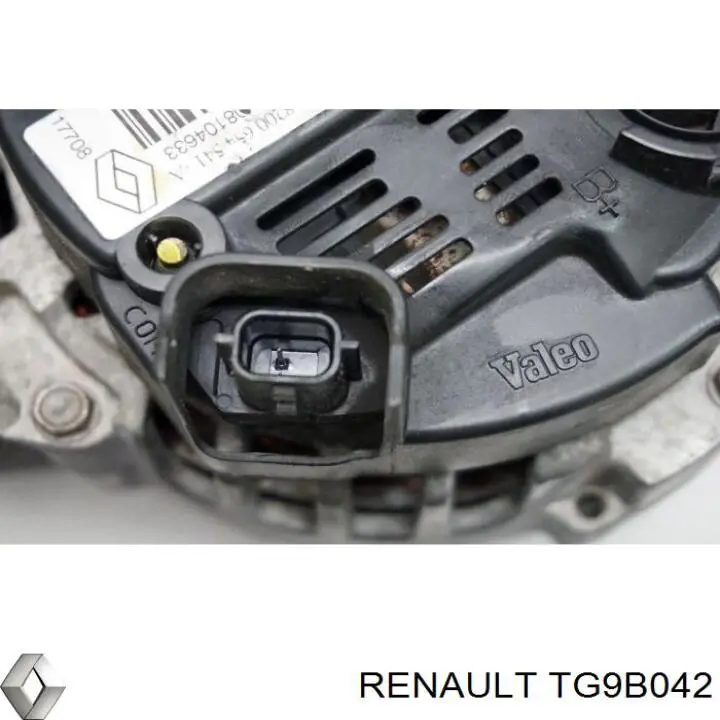 Do koszyka TG9B042 Renault (RVI) Alternator