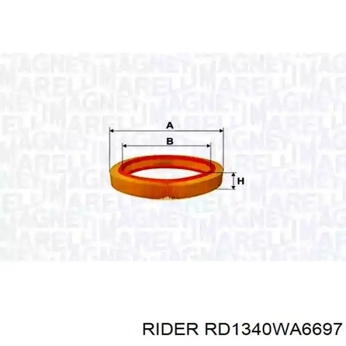 Filtr powietrza Rider RD1340WA6697 cena, od 10,53 USD