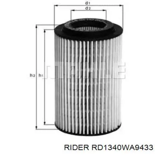 Filtr powietrza RD1340WA9433 Rider