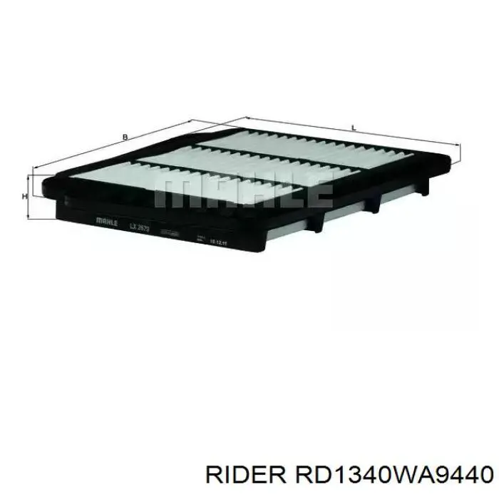 RD1340WA9440 Rider Filtr powietrza