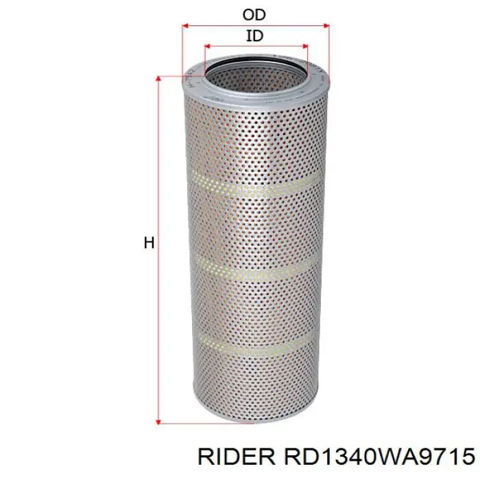 Do koszyka RD1340WA9715 Rider Filtr powietrza