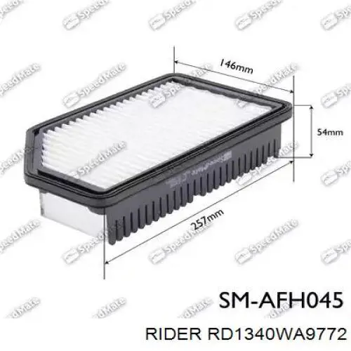 RD1340WA9772 Rider Filtr powietrza
