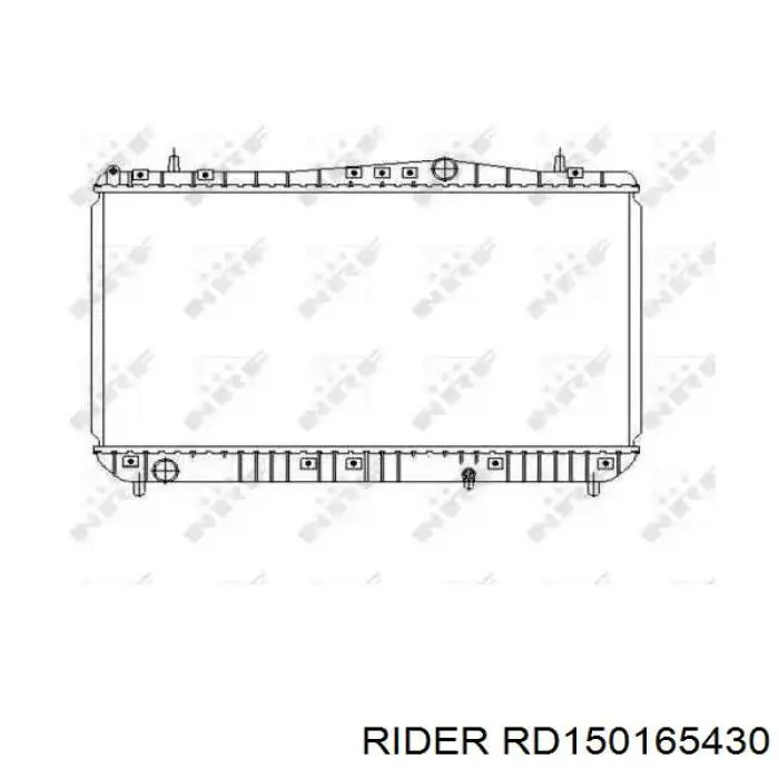 RD150165430 Rider Pompa chłodząca wodna
