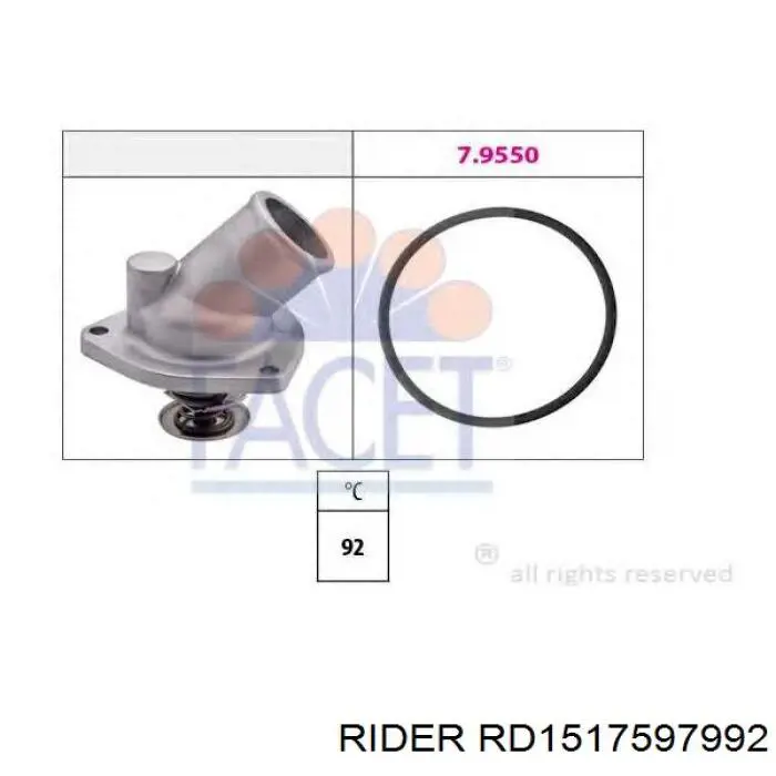 Termostat Rider RD1517597992 cena, od 14,92 USD