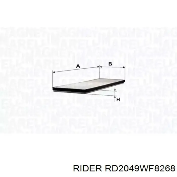 Filtr paliwa Rider RD2049WF8268 cena, od 14,69 USD