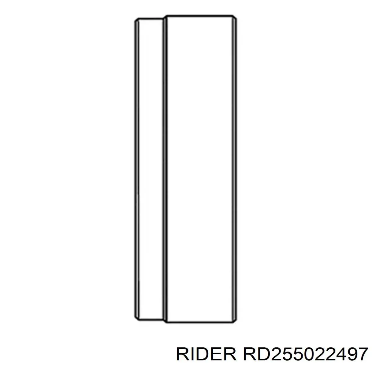 Przegub homokinetyczny wewnętrzny przedni lewy Rider RD255022497