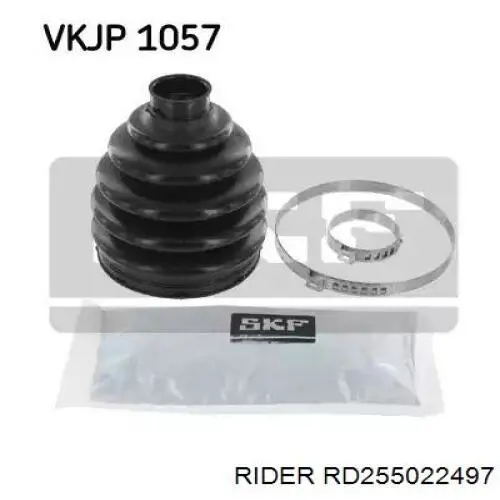 Przegub homokinetyczny wewnętrzny przedni lewy Rider RD255022497 cena, od 34,07 USD
