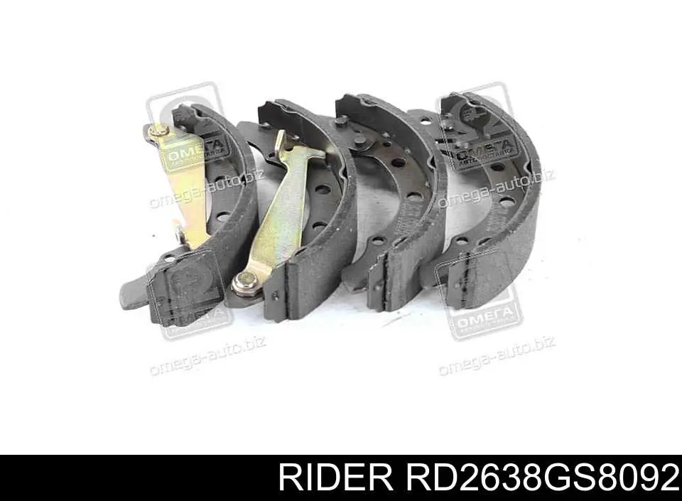 Klocki hamulcowe tylne bębnowe Rider RD2638GS8092 cena, od 26,34 USD