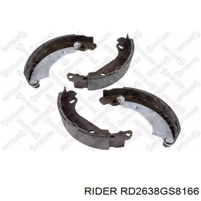 Klocki hamulcowe tylne bębnowe Rider RD2638GS8166 cena, od 20,51 USD