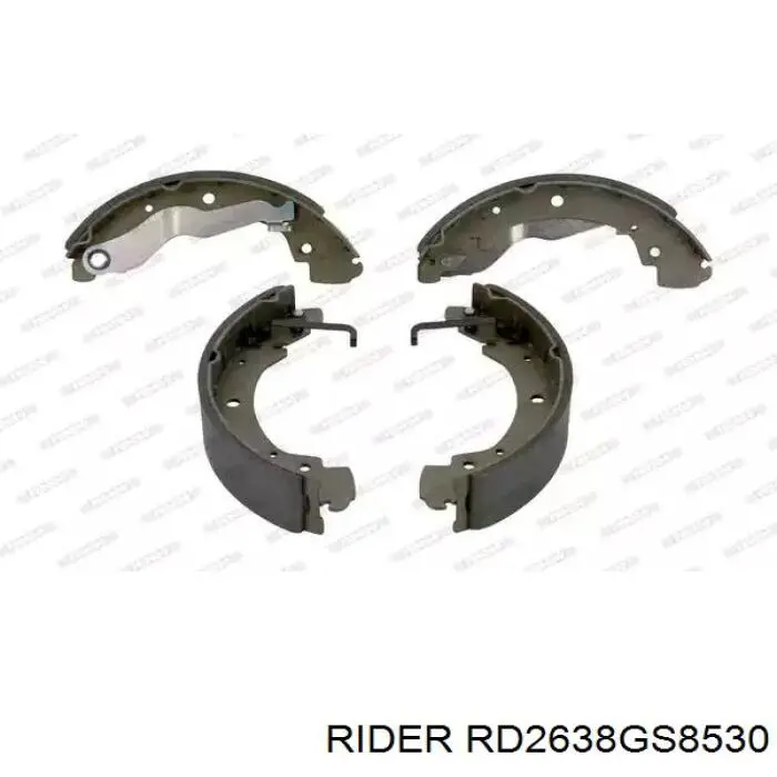 Klocki hamulcowe tylne bębnowe Rider RD2638GS8530 cena, od 29,25 USD