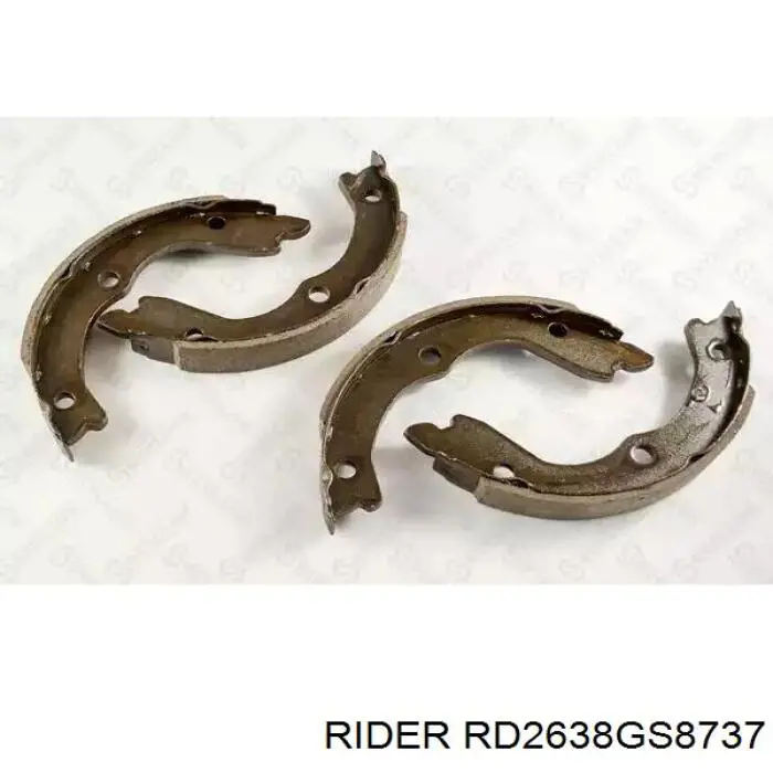 Klocki hamulcowe tylne bębnowe Rider RD2638GS8737 cena, od 25,98 USD