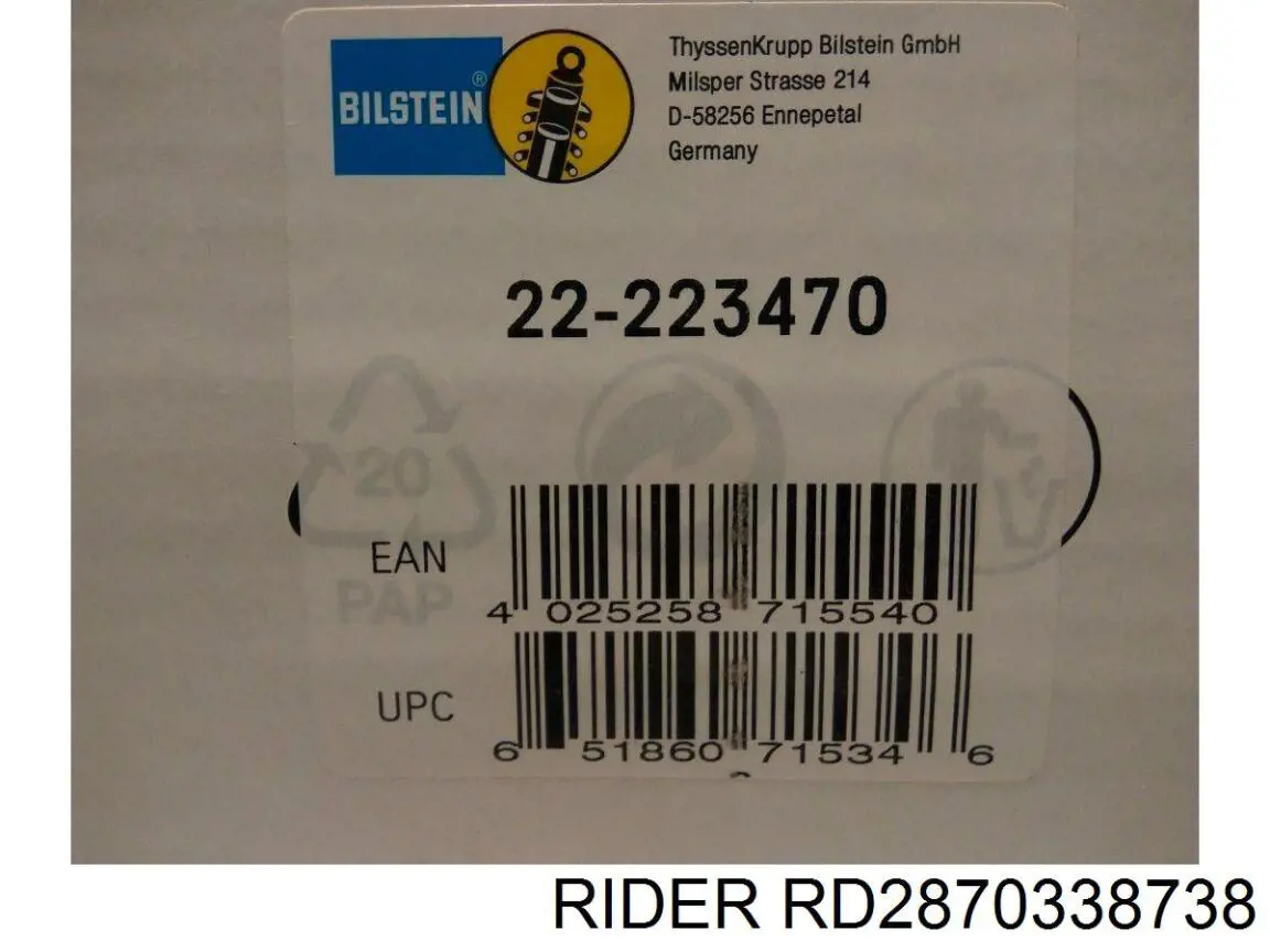 Do koszyka RD2870338738 Rider Amortyzator tylny