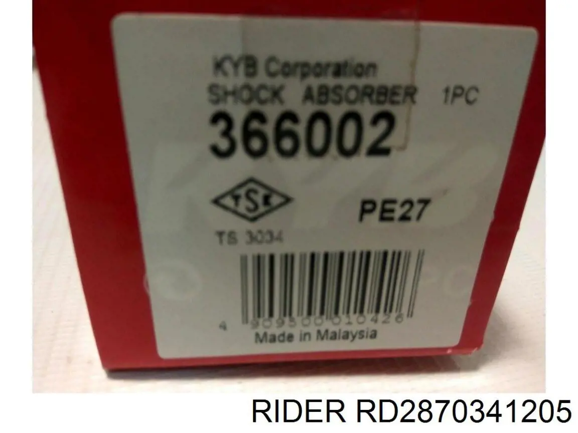 Amortyzator tylny Rider RD2870341205 cena, od 50,35 USD