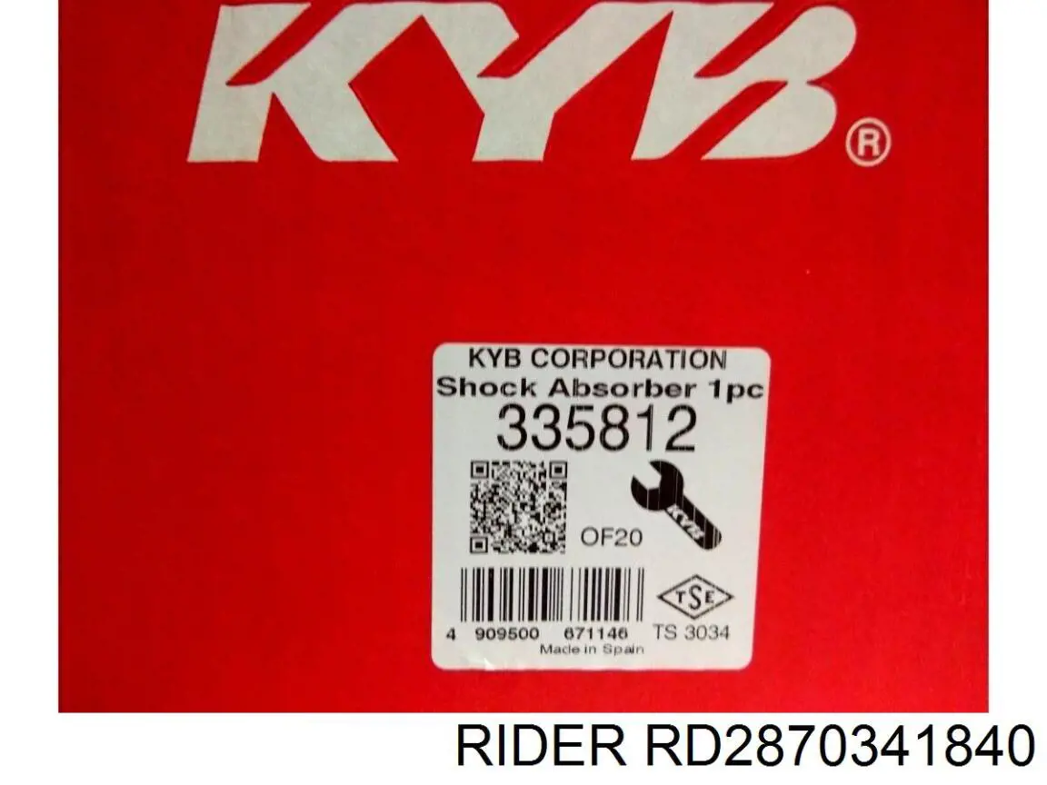 Amortyzator tylny RD2870341840 Rider