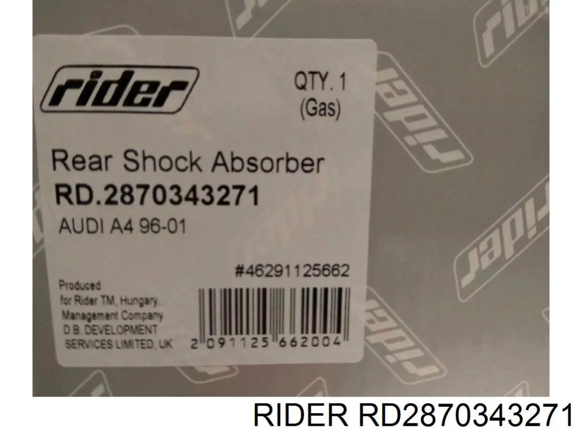 Do koszyka RD2870343271 Rider Amortyzator tylny