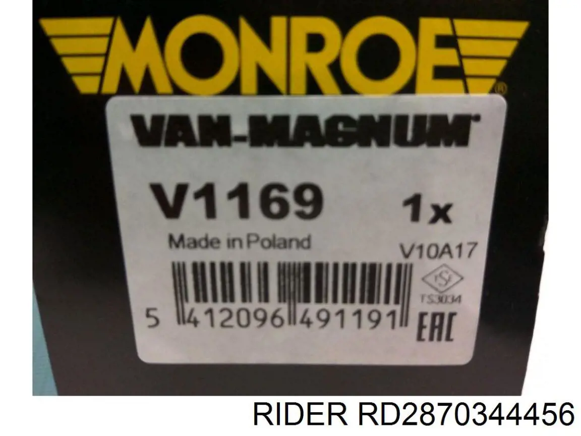 Amortyzator tylny Rider RD2870344456 cena, od 31,48 USD