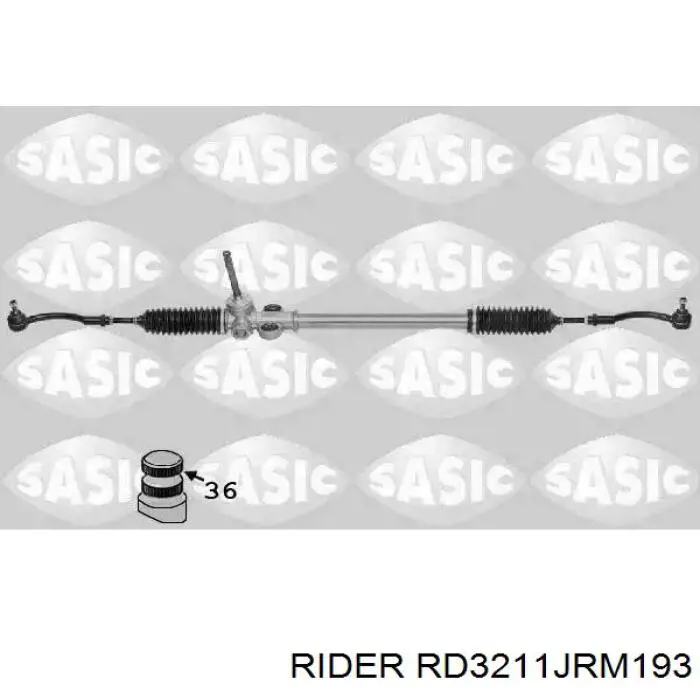Listwa kierownicza (maglownica) Rider RD3211JRM193