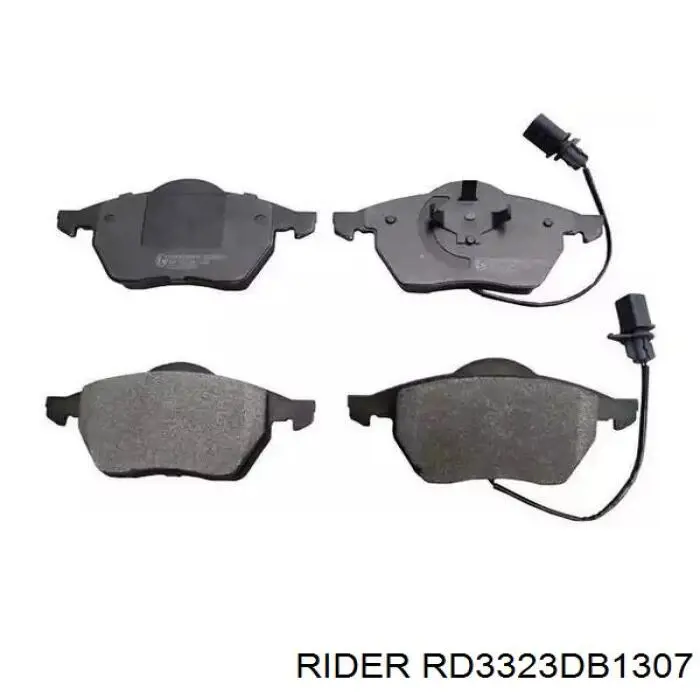 Klocki hamulcowe przednie tarczowe Rider RD3323DB1307