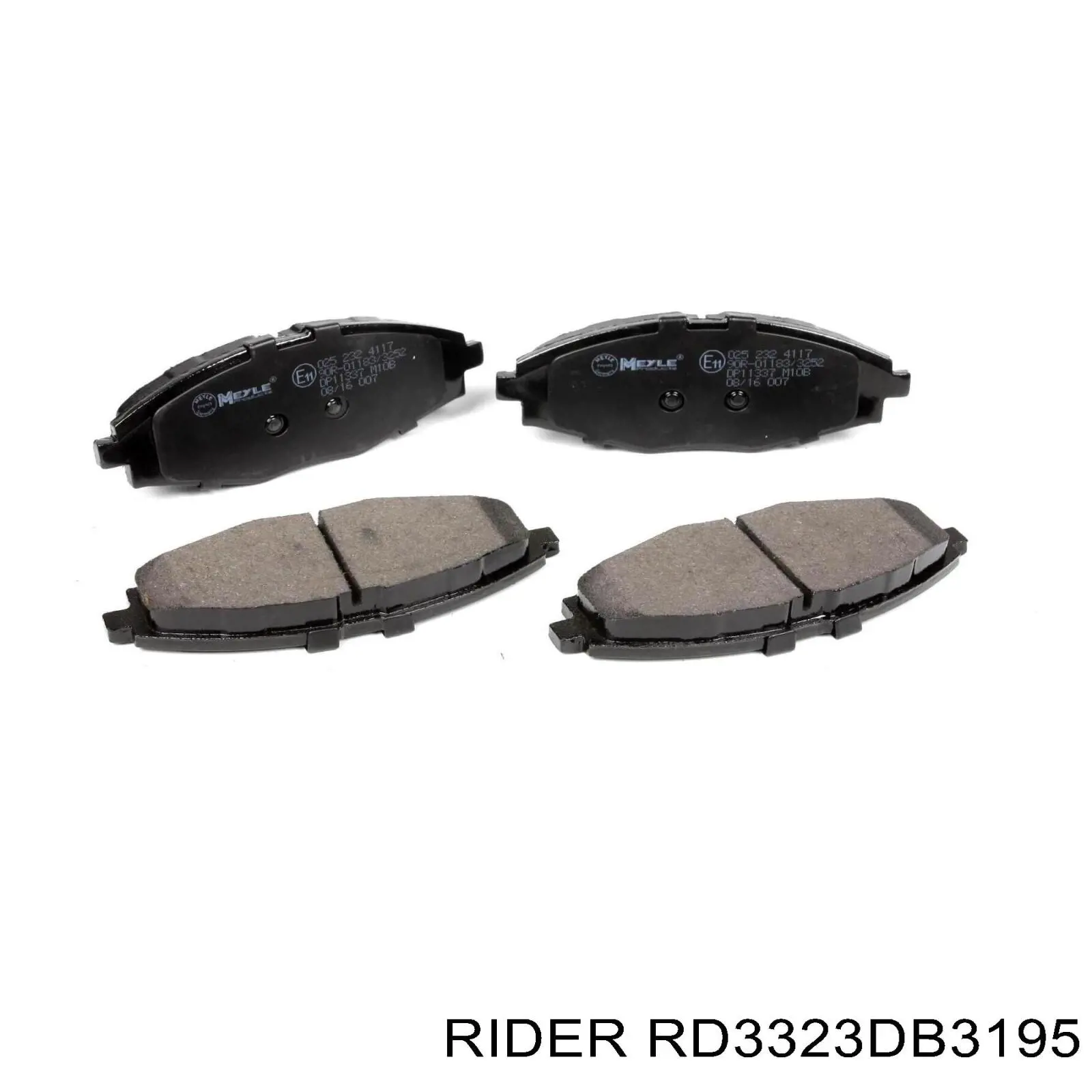 Klocki hamulcowe przednie tarczowe Rider RD3323DB3195 cena, od 14,63 USD