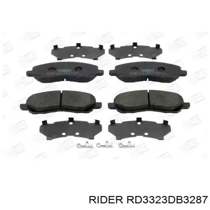 Klocki hamulcowe przednie tarczowe Rider RD3323DB3287