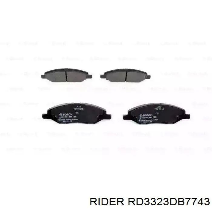 Klocki hamulcowe przednie tarczowe Rider RD3323DB7743 cena, od 24,33 USD