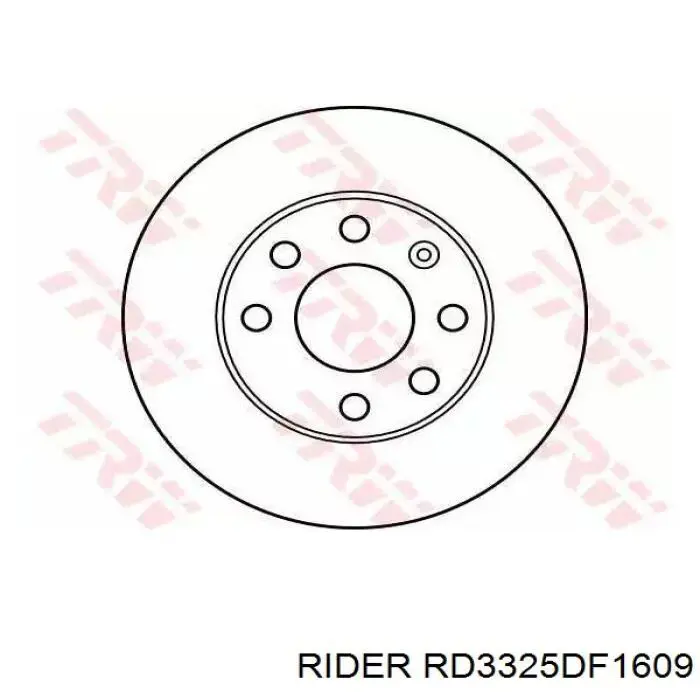 Tarcza hamulcowa przednia Rider RD3325DF1609 cena, od 26,84 USD