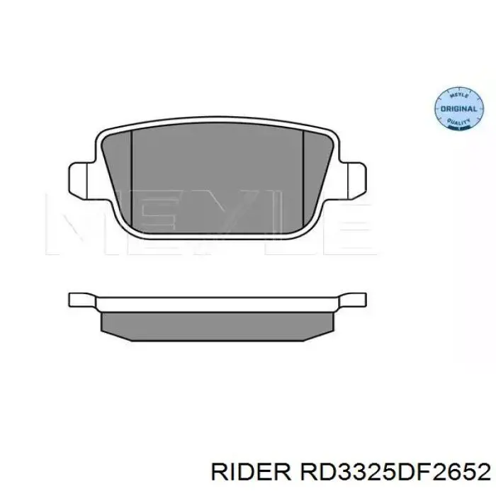 Tarcza hamulcowa przednia Rider RD3325DF2652 cena, od 47,83 USD