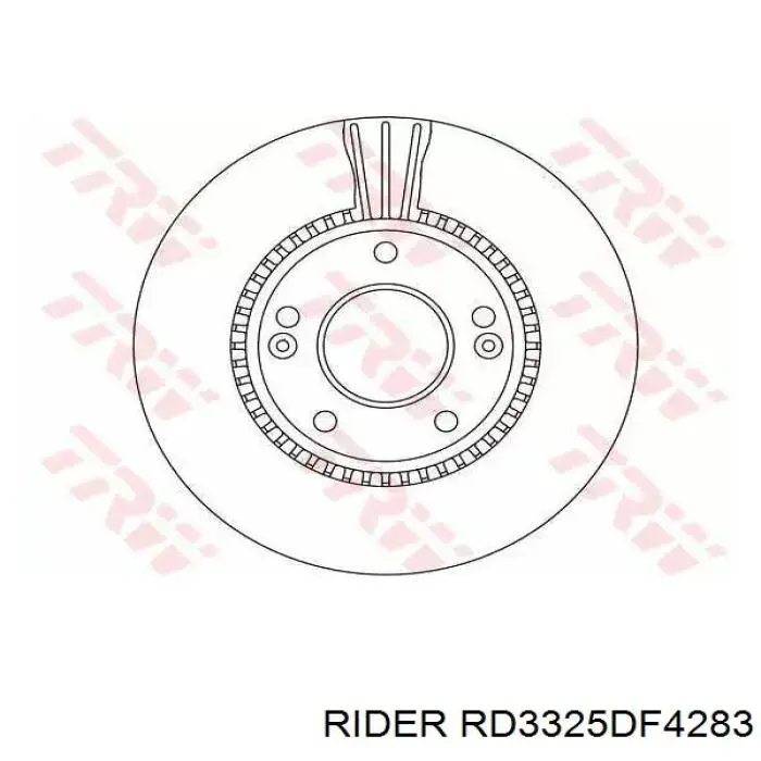 Tarcza hamulcowa przednia Rider RD3325DF4283