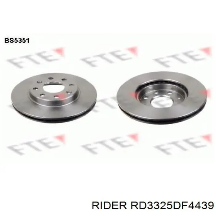 Do koszyka RD3325DF4439 Rider Tarcza hamulcowa przednia