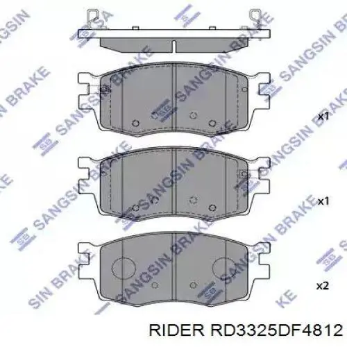 Do koszyka RD3325DF4812 Rider Tarcza hamulcowa przednia