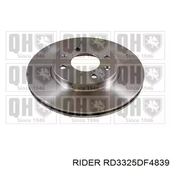 RD3325DF4839 Rider Tarcza hamulcowa przednia