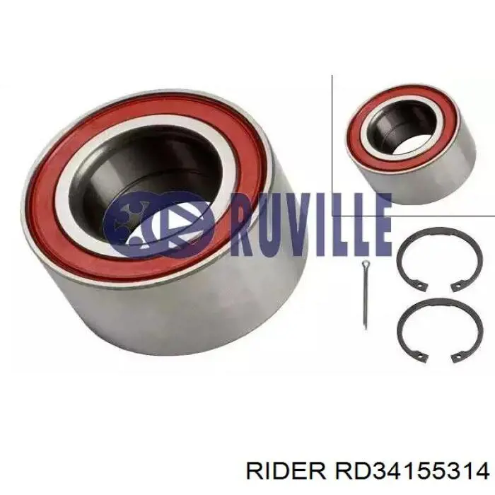 Łożysko piasty przedniej RD34155314 Rider