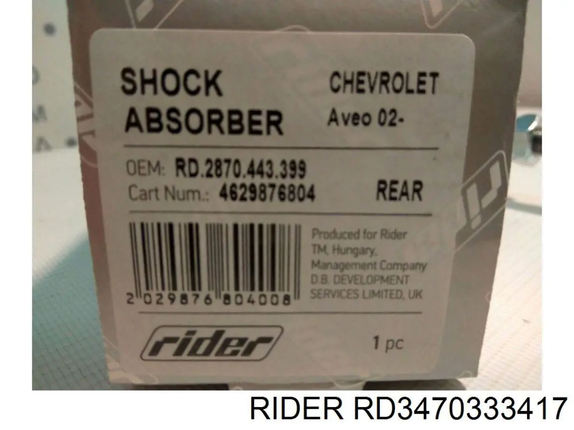 RD3470333417 Rider Amortyzator przedni prawy