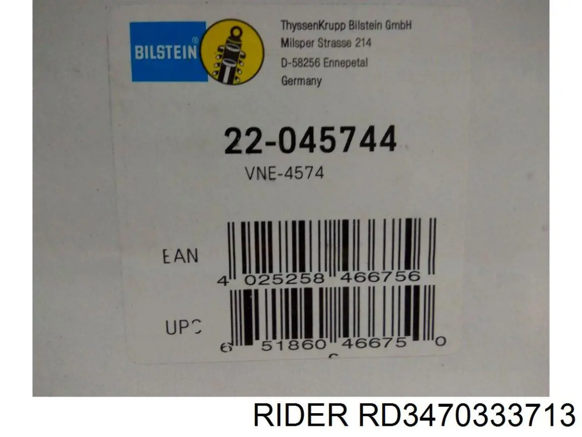 Amortyzator przedni Rider RD3470333713