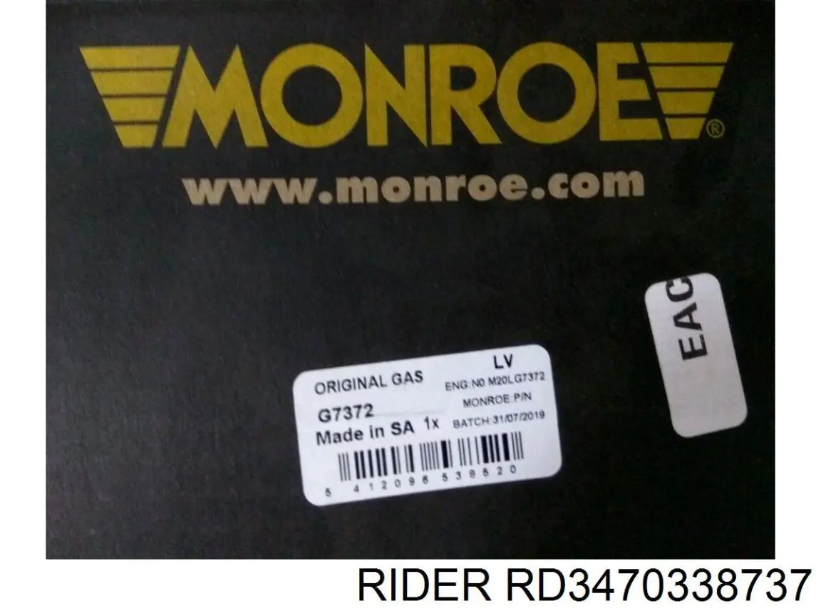 Do koszyka RD3470338737 Rider Amortyzator przedni