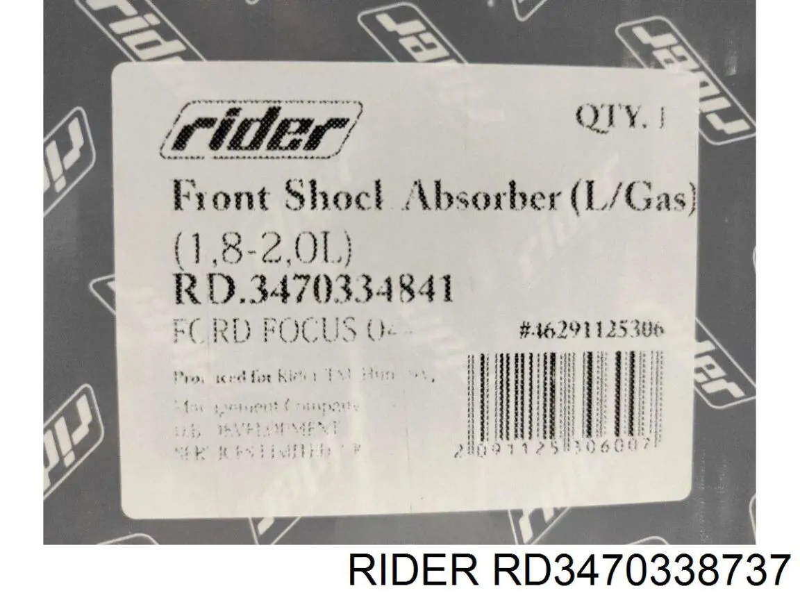 RD3470338737 Rider Amortyzator przedni