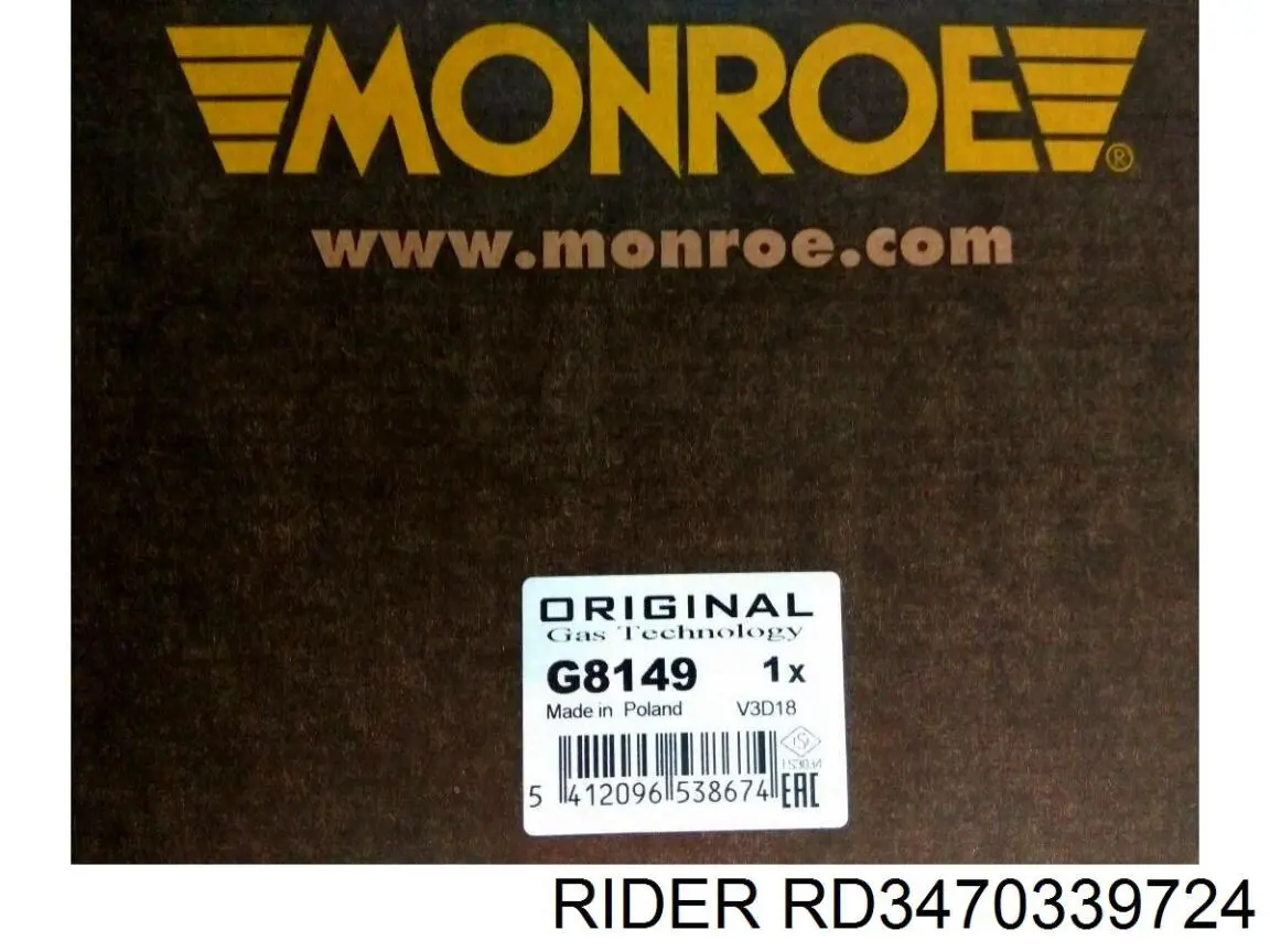 Do koszyka RD3470339724 Rider Amortyzator przedni
