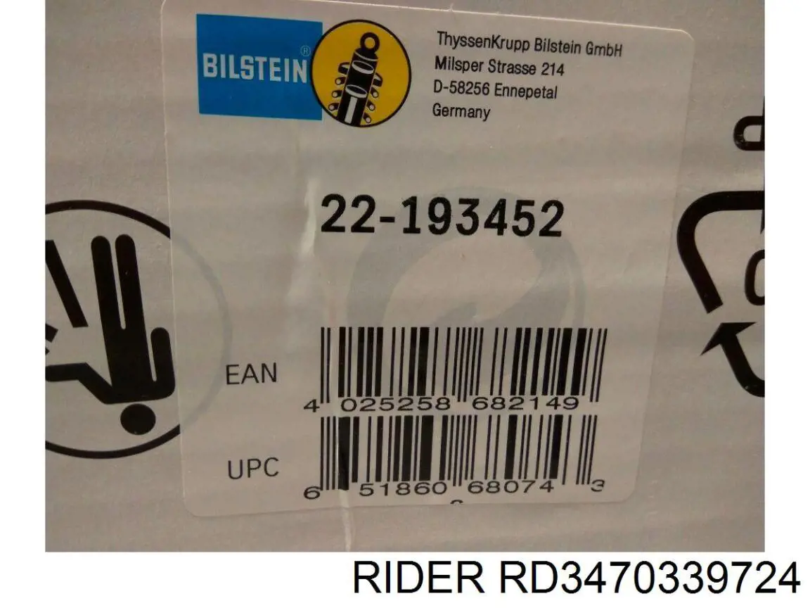 RD3470339724 Rider Amortyzator przedni