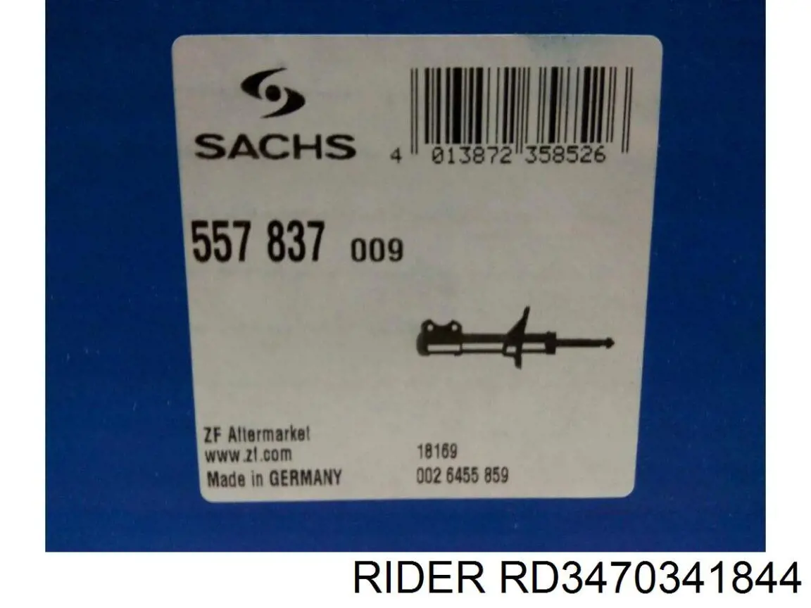 Amortyzator przedni RD3470341844 Rider