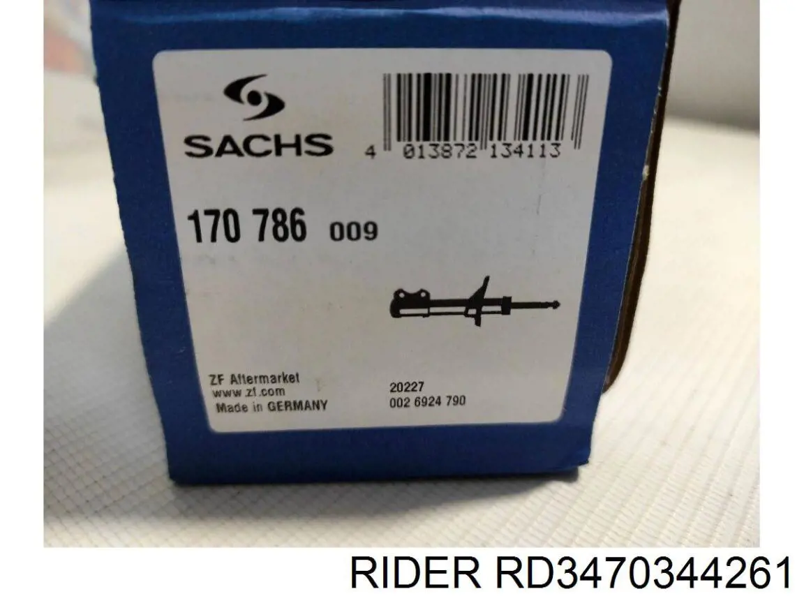 Amortyzator przedni Rider RD3470344261 cena, od 27,07 USD