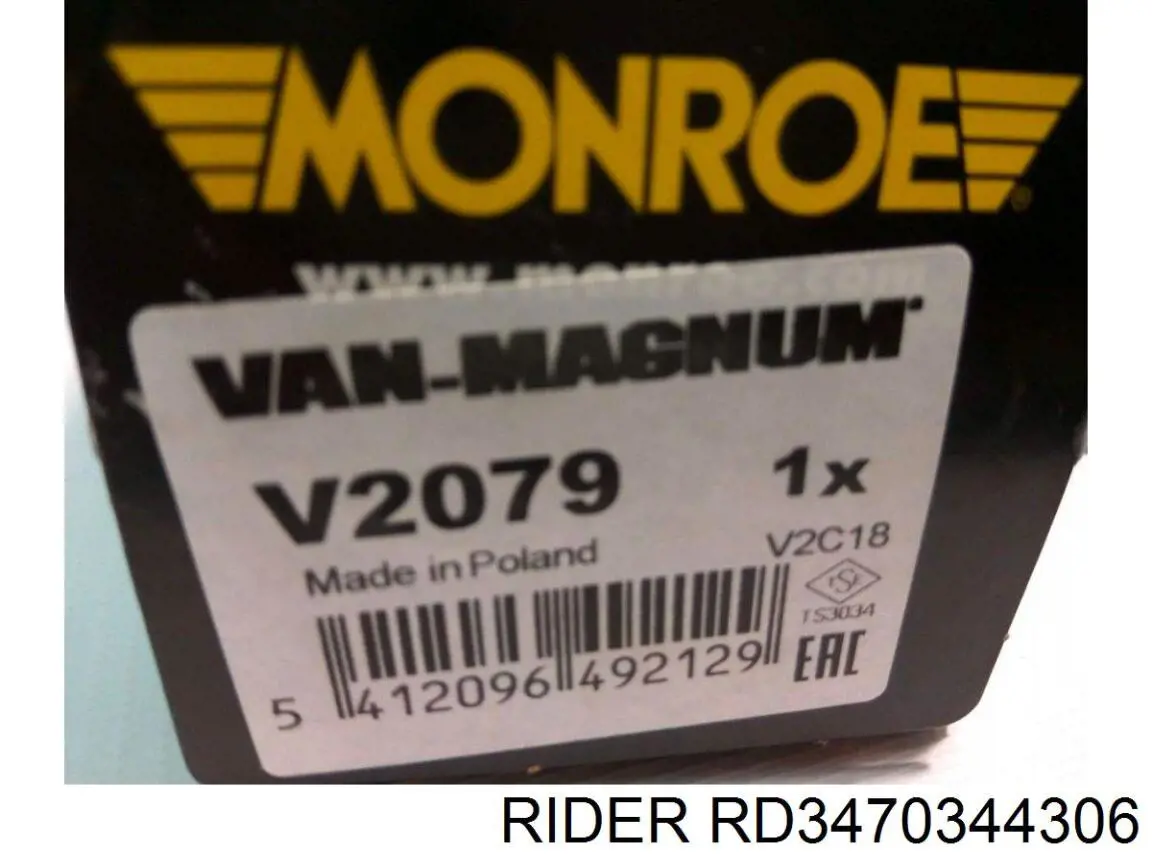 Amortyzator przedni RD3470344306 Rider