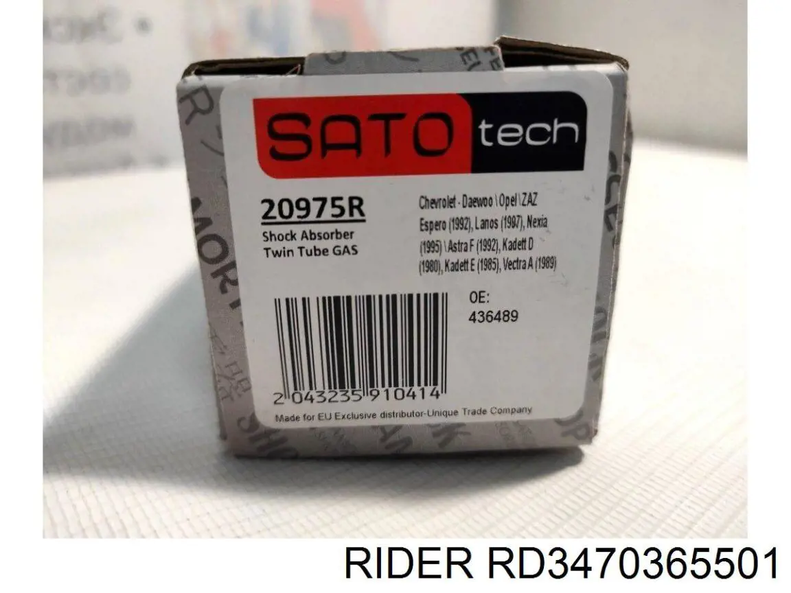 Amortyzator przedni RD3470365501 Rider