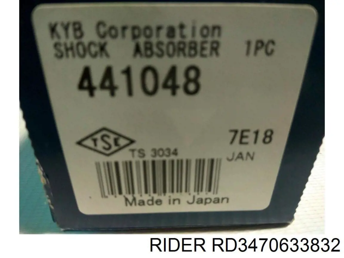 Amortyzator przedni RD3470633832 Rider