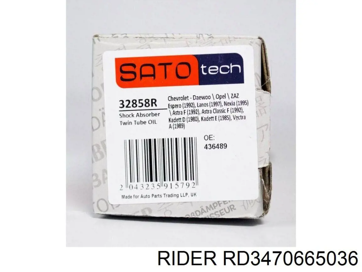 Amortyzator przedni RD3470665036 Rider