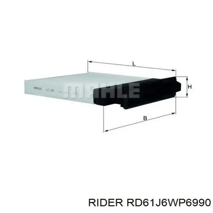 Filtr kabiny Rider RD61J6WP6990