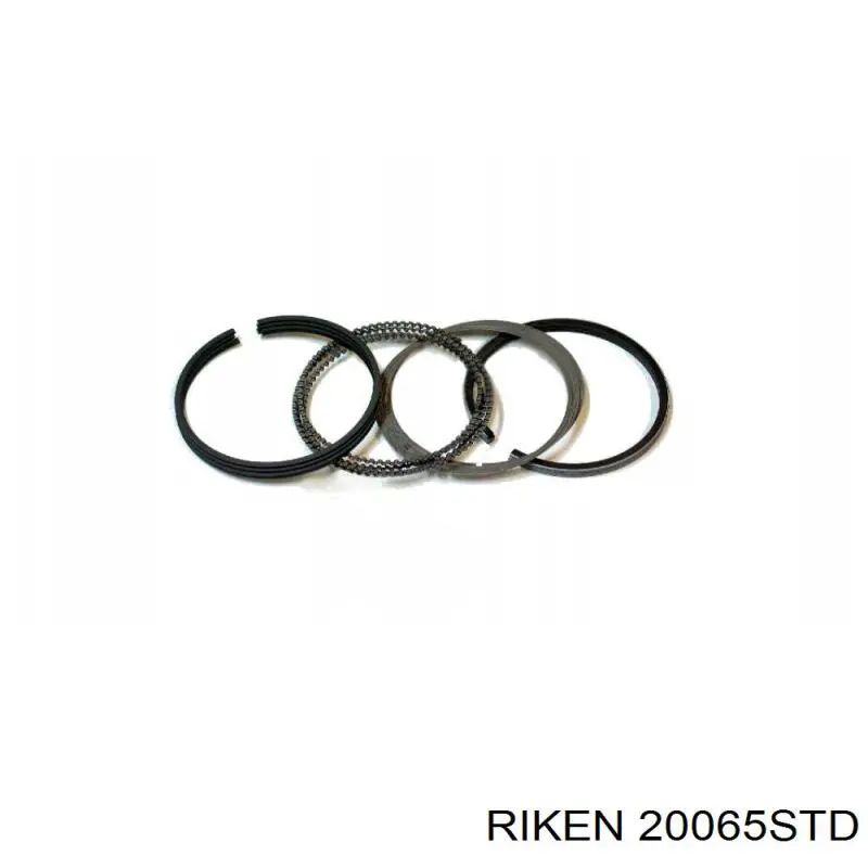 20065STD Riken Zestaw pierścieni tłokowych do silnika, STD