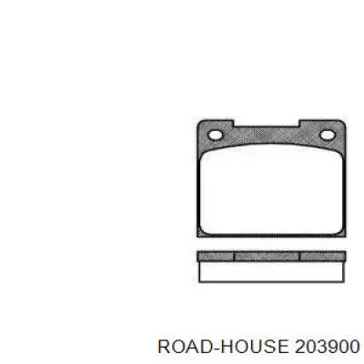 Klocki hamulcowe przednie tarczowe Road House 203900 cena, od 20,71 USD